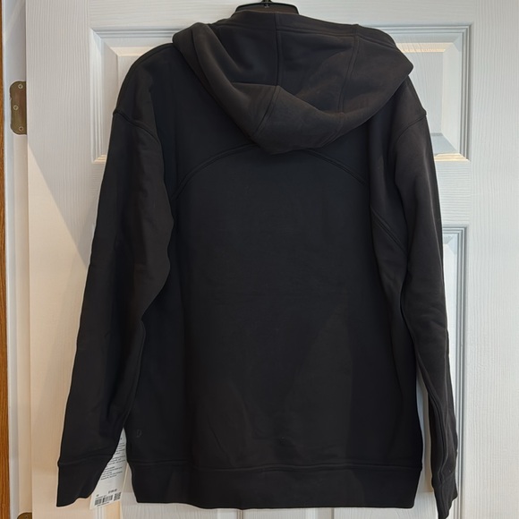 NWT Lululemon All Yours Graphic Logo Hoodie Size 10 Black Holographic - Picture 3 of 6